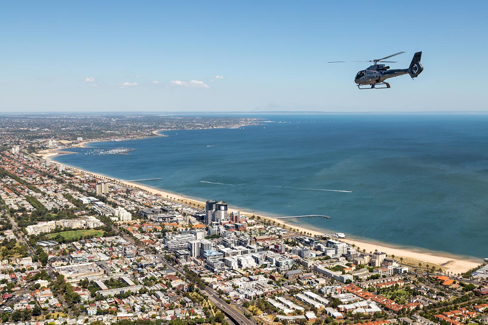 Exclusive Melbourne City & Bayside Helicopter Flight – Up to Five Passengers | 20170208 PP 128326 lg Melbourne City & Bayside Helicopter Flight – 20 minutes (approx.)