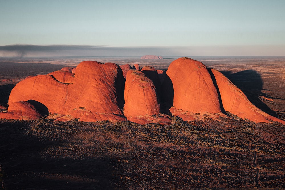 36 minute Uluru & Kata Tjuta Sunset Grand View Helicopter Experience
