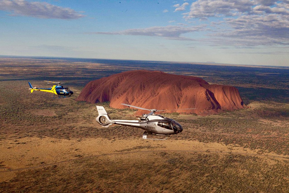 36 minute Uluru & Kata Tjuta Sunset Grand View Helicopter Experience