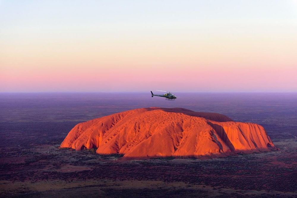 36 minute Uluru & Kata Tjuta Sunset Grand View Helicopter Experience